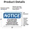 Signmission 3.5 in Height, 5 in Width, Vinyl Decal, Rectangle OS-2PACK-NS-D-35-L-18621 - alternate 4